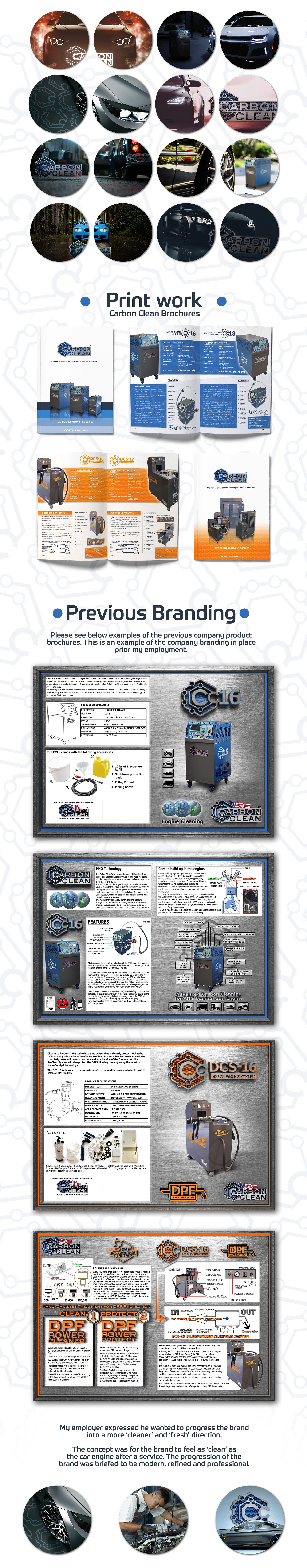 Carbon Clean Print Work & Brand History